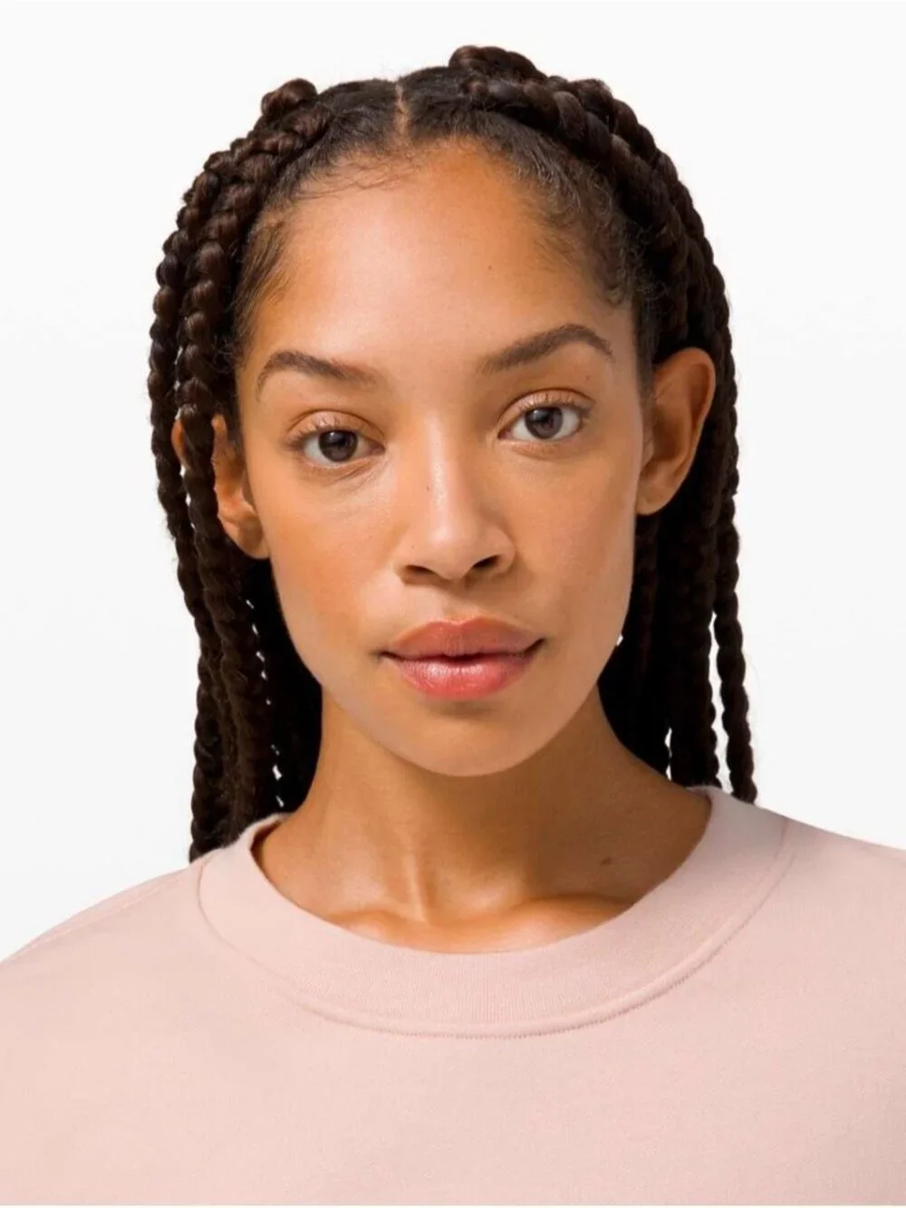 Lululemon Perfectly Oversized Crew Feather Pink